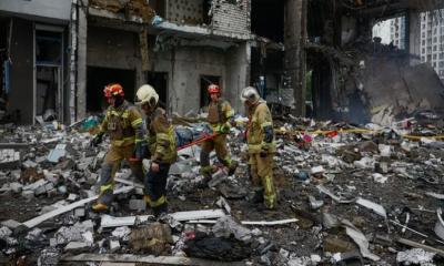 Russian strike kills 11 in Kyiv ahead of NATO summit
