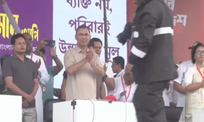 PM reaches Sreemangal to distribute family cards