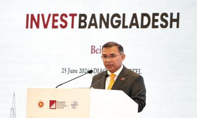 PM Tarique announces Bangladesh’s first investment office in China