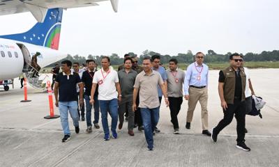 PM Tarique Rahman arrives in Jashore on first official visit
