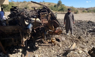 At least 40 killed as passenger bus plunges into ravine in Pakistan