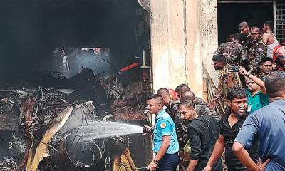 2 dead after air force training jet crashes into Dhaka school building