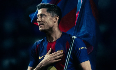Robert Lewandowski says goodbye to Barcelona