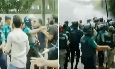 Clashes erupt between Buet students and police