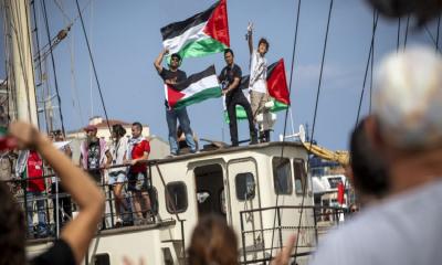 Israel blocks 13 Gaza-bound aid ships, detains over 200 activists