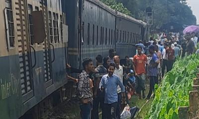 Dhaka–Mymensingh rail services suspended after train derailment
