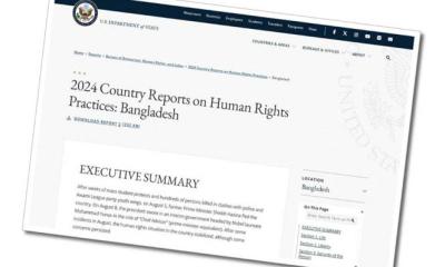 Bangladesh’s human rights situation stabilizing but concerns remain: US State Department