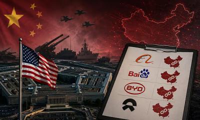 US adds Alibaba, Baidu and BYD to military-linked Chinese firms list