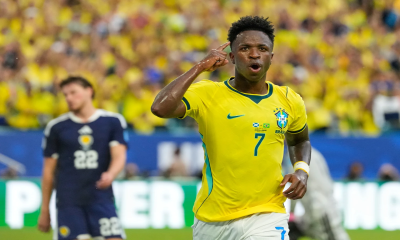 Brazil beat Scotland 3–0 as Vinícius Júnior scores twice to seal knockout stage