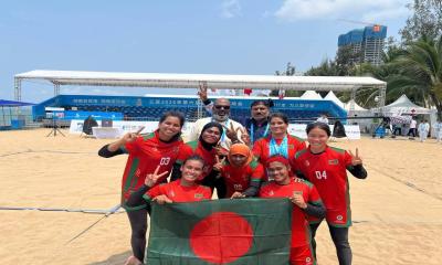 Bangladesh women’s kabaddi team defeats Thailand in Beach Games opener