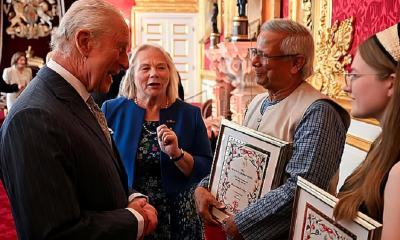 Who won ‘King Charles III Harmony Award’ along with CA Yunus