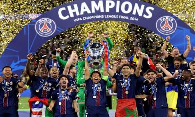 PSG wins back-to-back Champions League titles after shootout victory against Arsenal