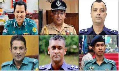 Six police officers including Biplob, Ruhani dismissed