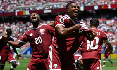Boualem Khoukhi’s goal on header in stoppage time earns Qatar a 1-1 World Cup draw with Switzerland