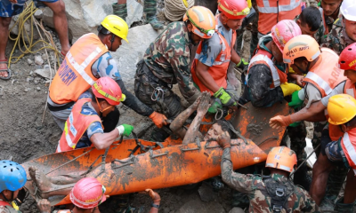 2 trapped workers rescued from a hydropower tunnel 9 days after Nepal floods