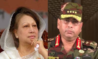 Army chief meets Khaleda Zia