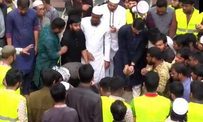 Osman Hadi buried beside Kazi Nazrul at DU; state mourning observed