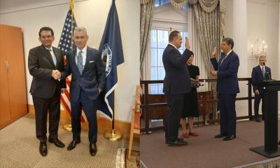 National security adviser meets key US officials