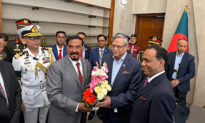 President administers oath to Speaker, Deputy Speaker of 13th parliament