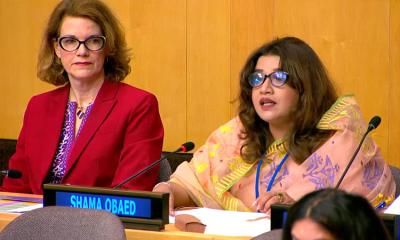 Shama stresses accountability, support for Rohingya repatriation
