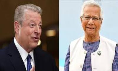 Al Gore praises Dr. Yunus’ ‘Three Zeros’ movement at Davos