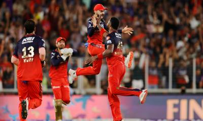 Virat Kohli in tears as Royal Challengers Bengaluru beat Punjab Kings in IPL final