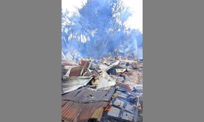 Blockade continues, shops in Guimara owned by hill communities set ablaze