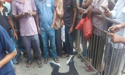 Pedestrian dies after bearing pad falls from metro rail pillar in Farmgate