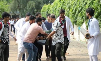 Uttara plane crash: Burn institute launches emergency hotline