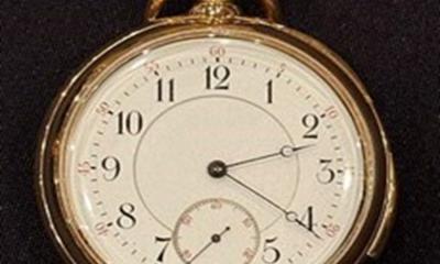 Titanic couple‍‍`s gold pocket watch sells for record £1.78m at auction