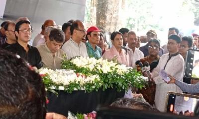 Syed Monzurul Islam bid adieu with condolences and respect at Shaheed Minar