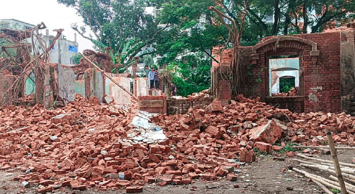 Demolition of Satyajit Ray’s ancestral home in Mymensingh halted