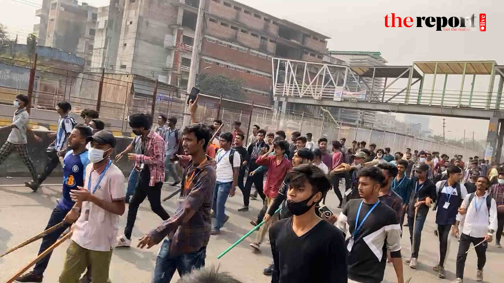 Chaos in Dhaka: Suhrawardy and Kabi Nazrul College students rampage across campuses