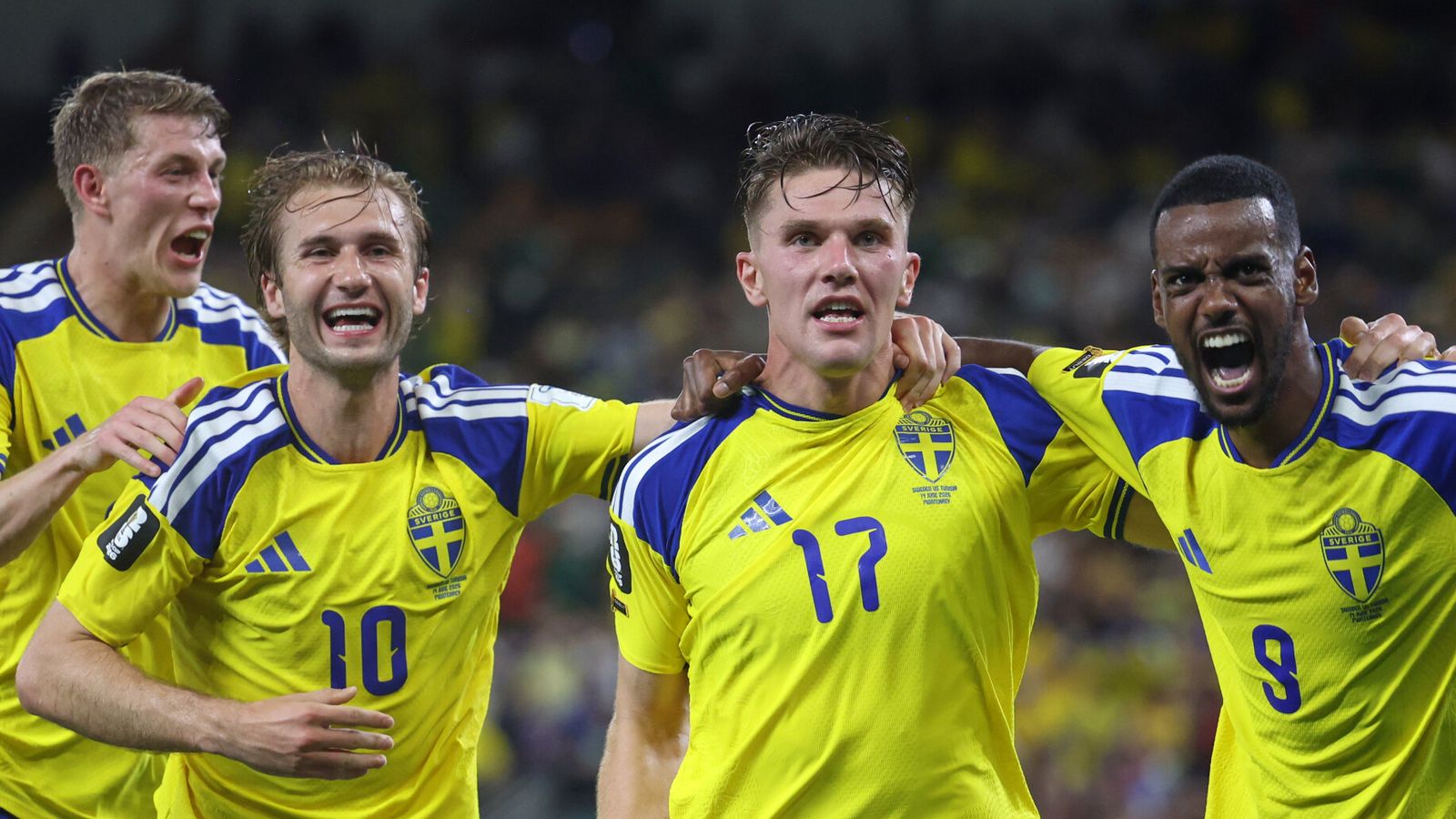 Sweden crush Tunisia 5-1 to start their World Cup campaign in style