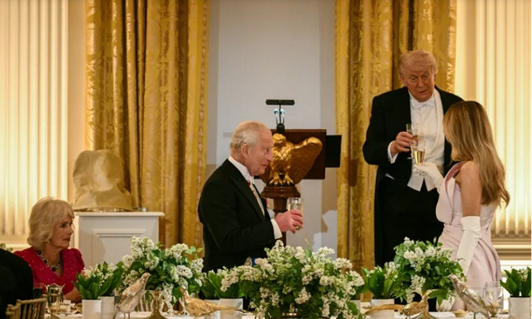 Trump, King Charles highlight US-UK ties at White House dinner