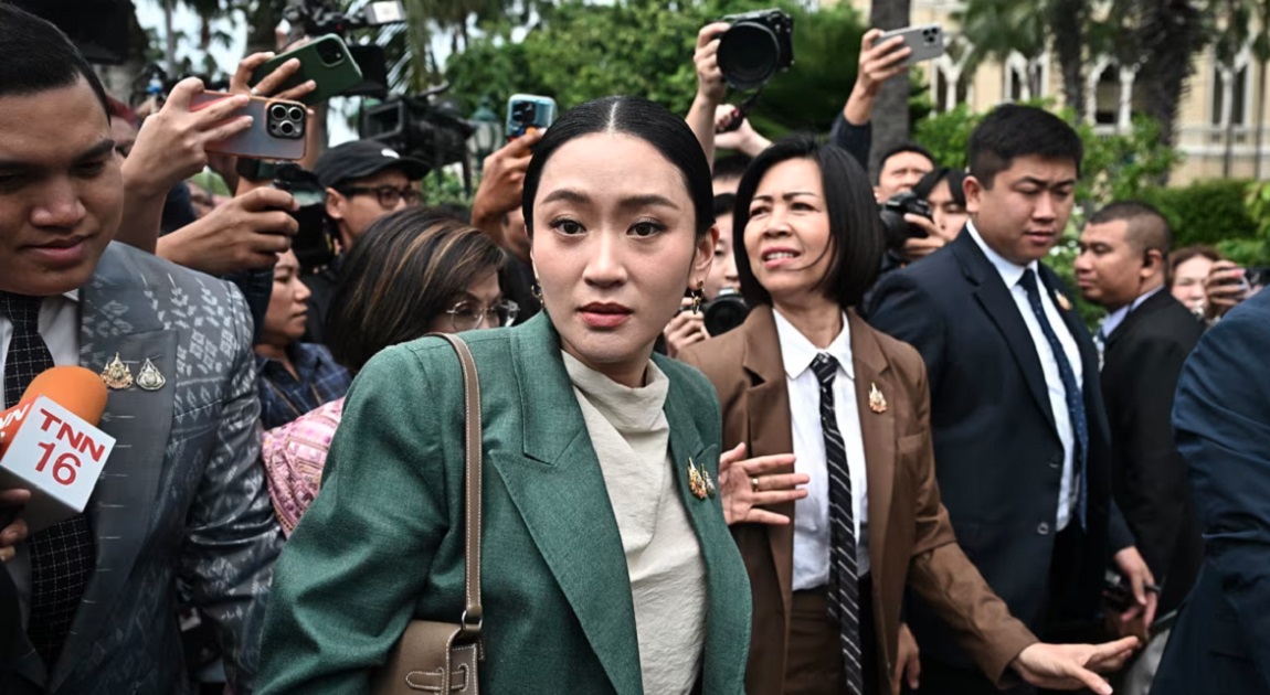 Thai prime minister suspended amid ethics probe over leaked phone call
