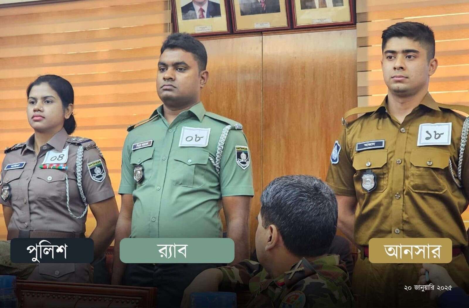 Police, RAB, and Ansar unveil new uniforms after long-awaited change