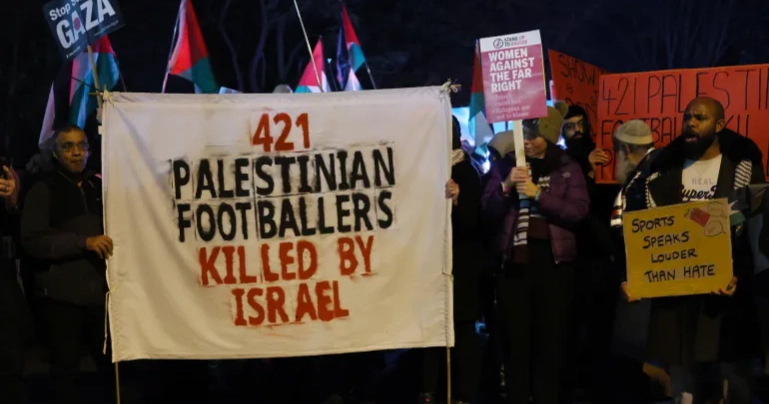 Over 70 athletes urge UEFA to ban Israel over human rights violations