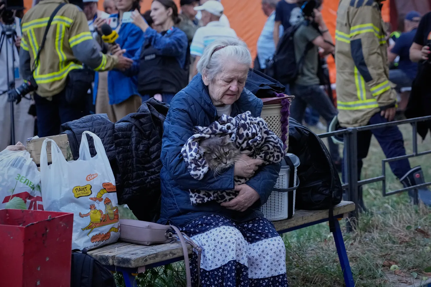 Russian missile barrage across Ukraine’s capital kills at least 12 and wounds 33