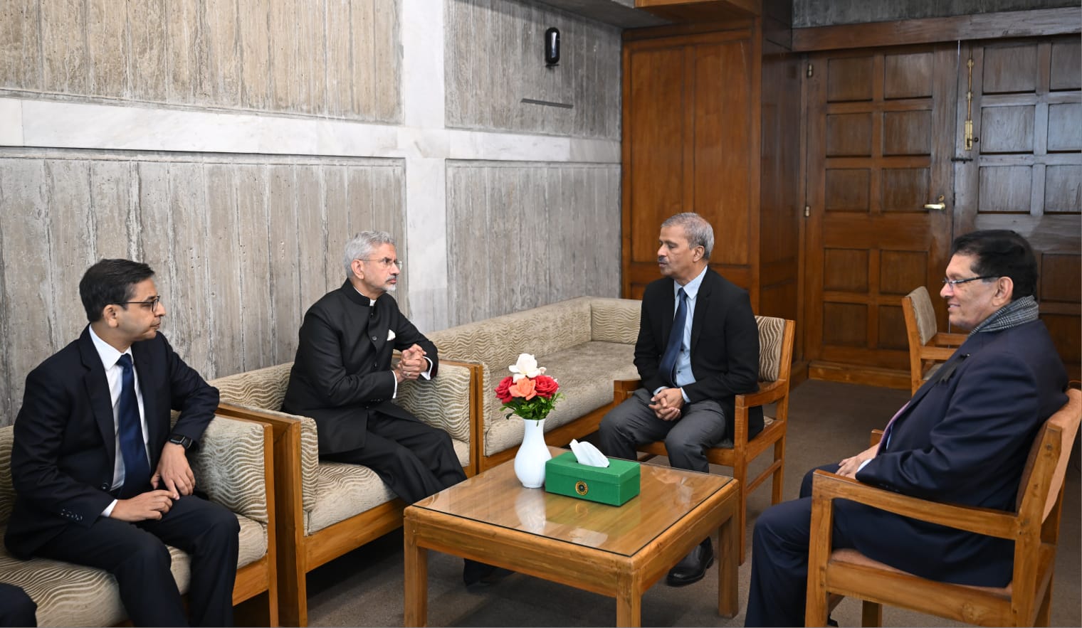 Dr Asif Nazrul, Dr Khalilur meet foreign dignitaries