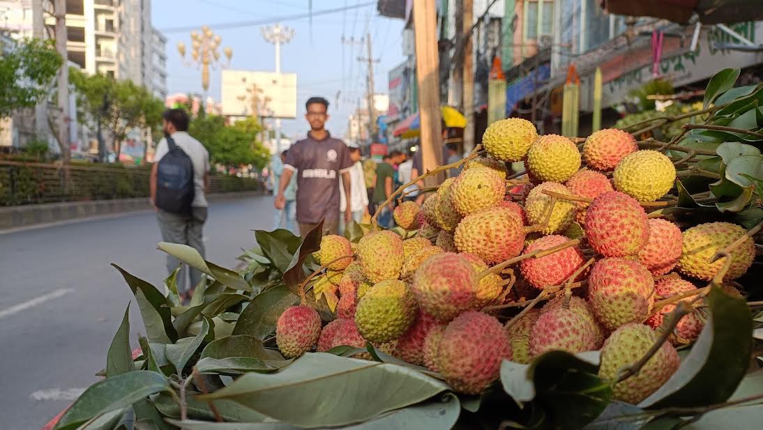 Litchi starts appearing in Rajshahi markets
