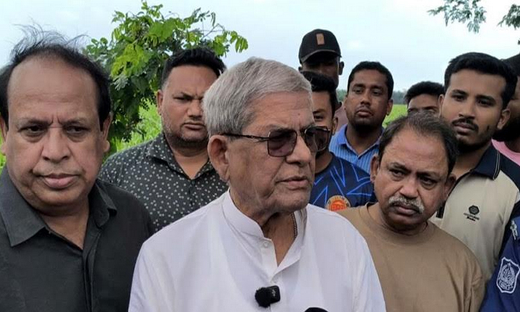 Fakhrul inspects site for public university in Thakurgaon