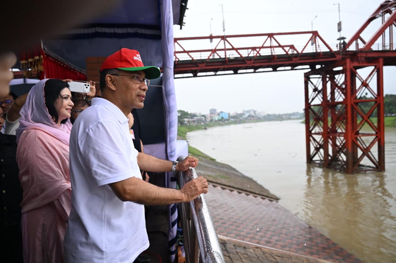 PM launches Surma riverfront beautification, flood protection project in Sylhet