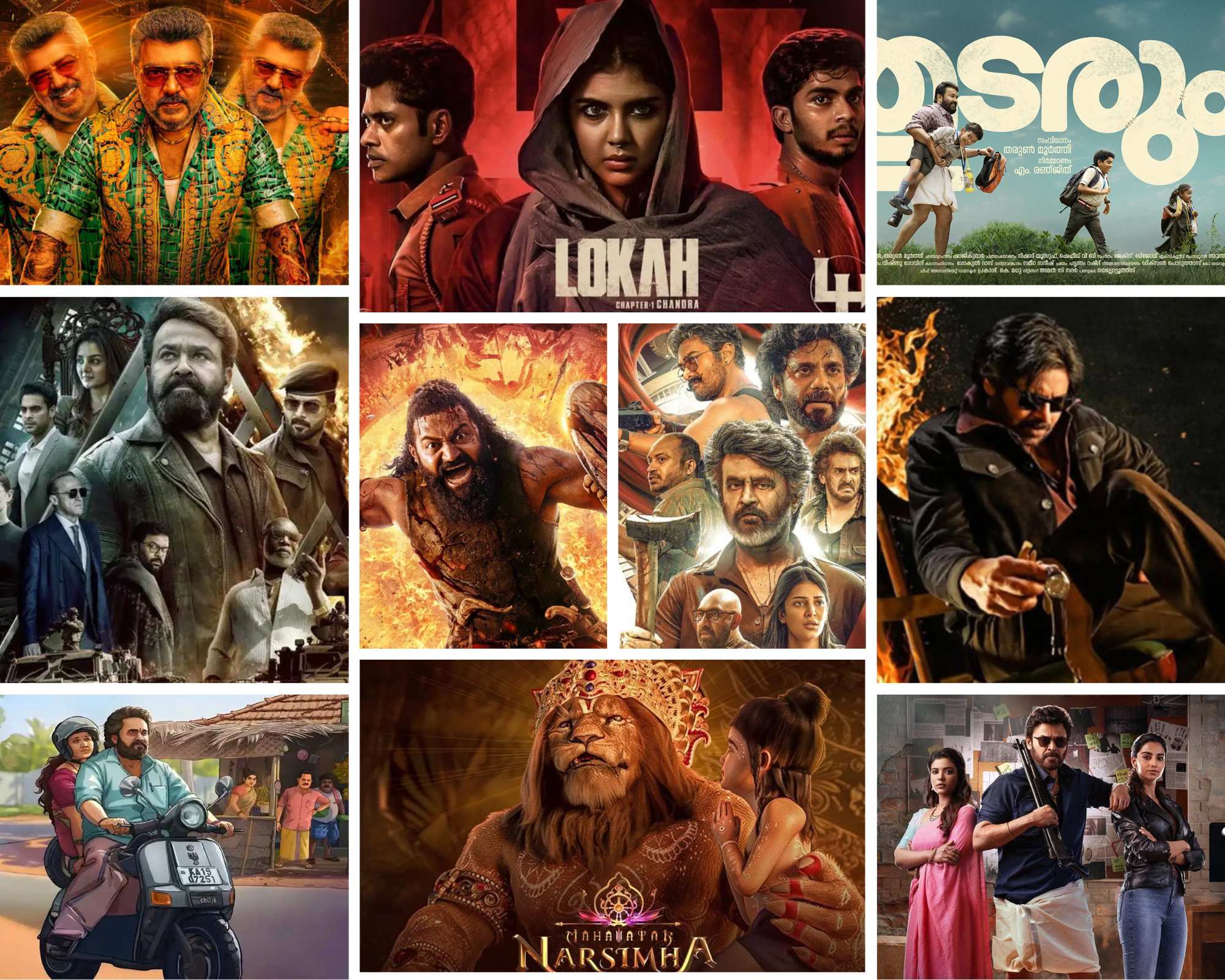 Kantara to Coolie: top 10 highest-grossing South Indian films of 2025