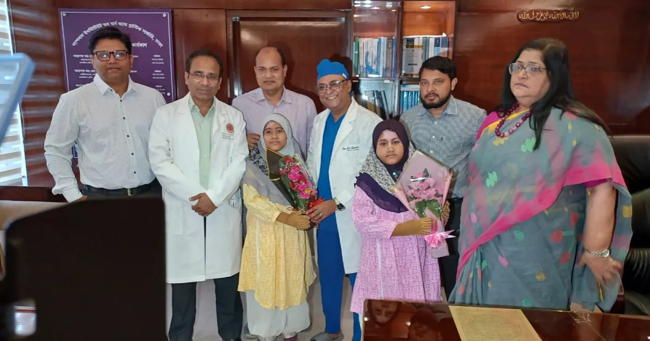 Milestone Tragedy: twin students return home after 114 days of burn treatment