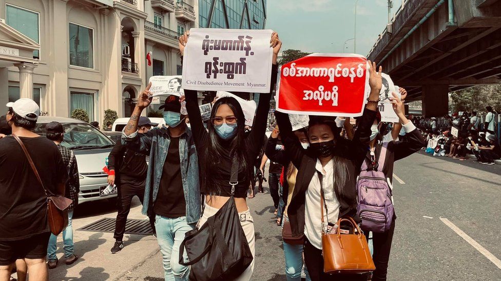 The Myanmar beauty queen standing up to the military