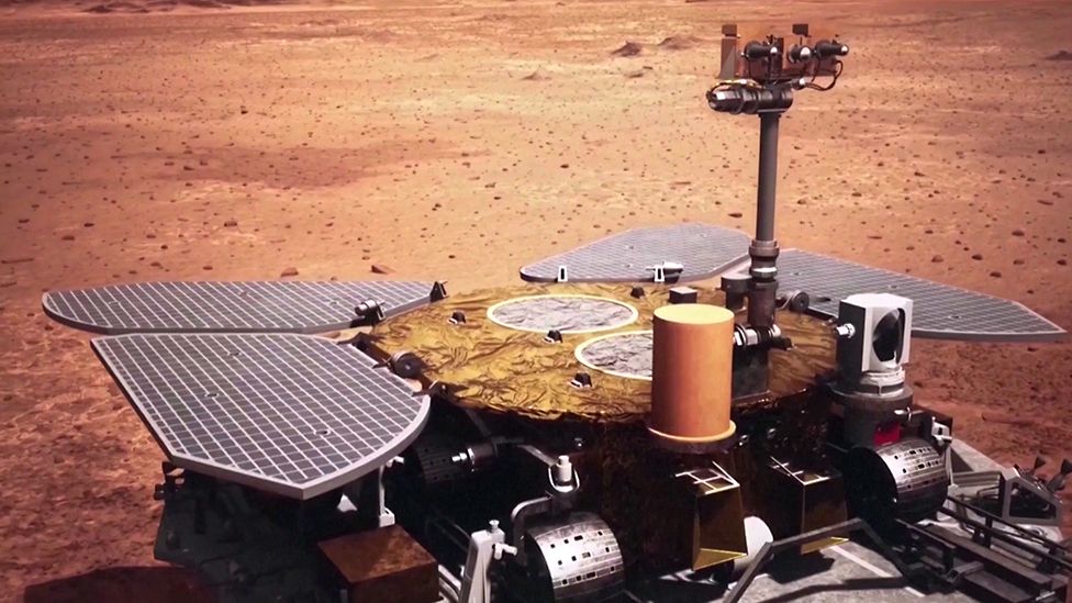 China lands its Zhurong rover on Mars