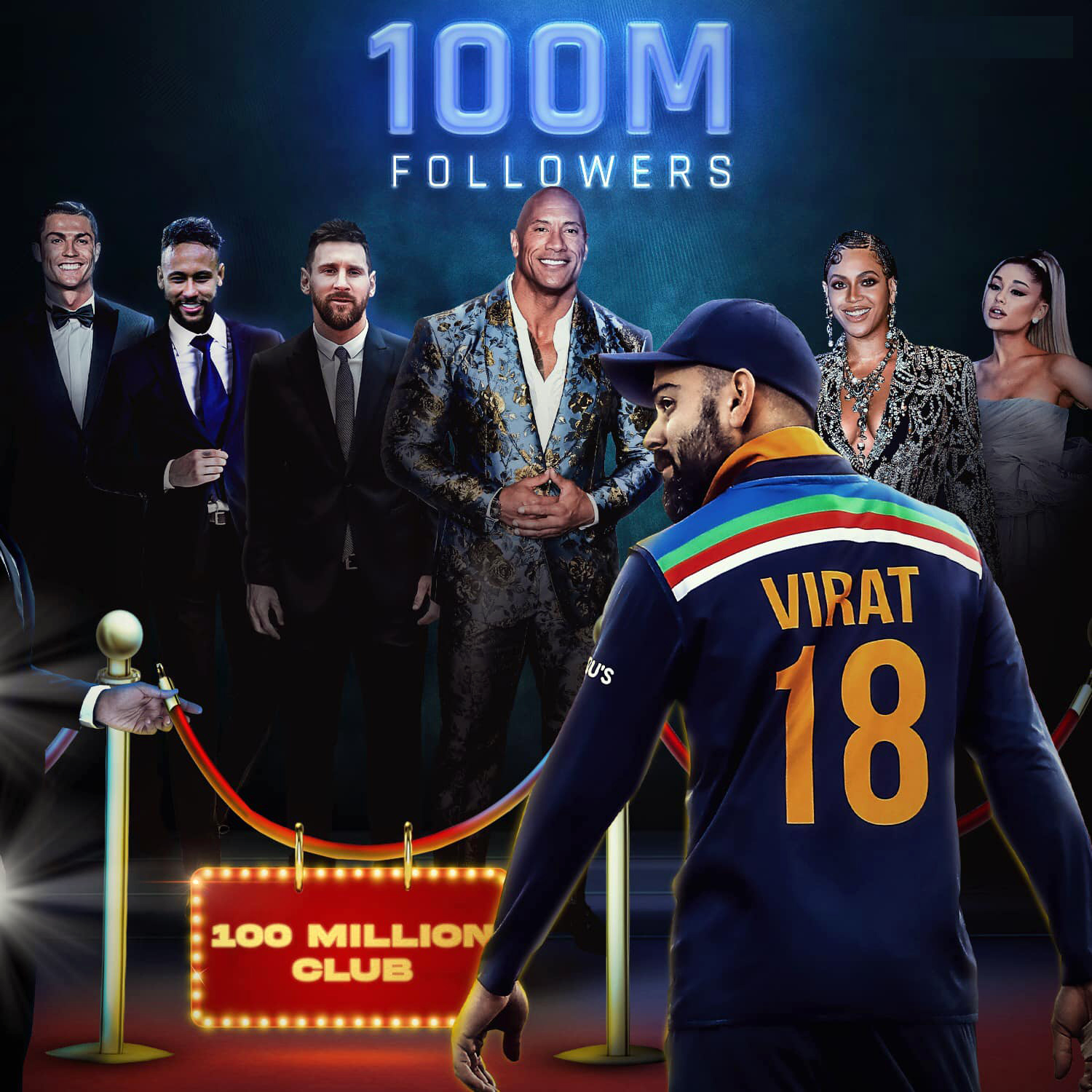 Kohli joins 100M Insta club as first cricketer