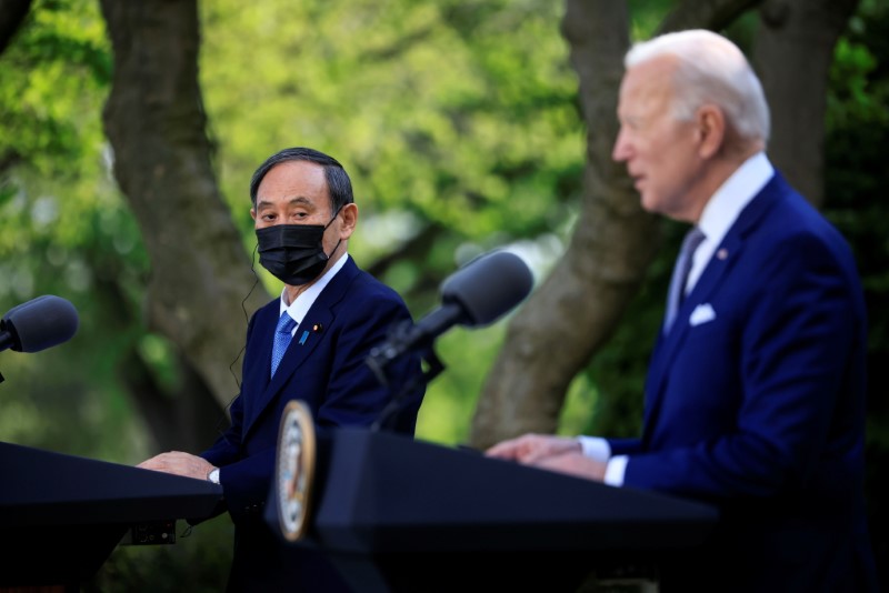 Biden reaffirms support for Tokyo Olympics to Japan’s Suga