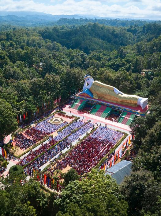 126 feet reclining Buddha statue unveiled in Rangamati